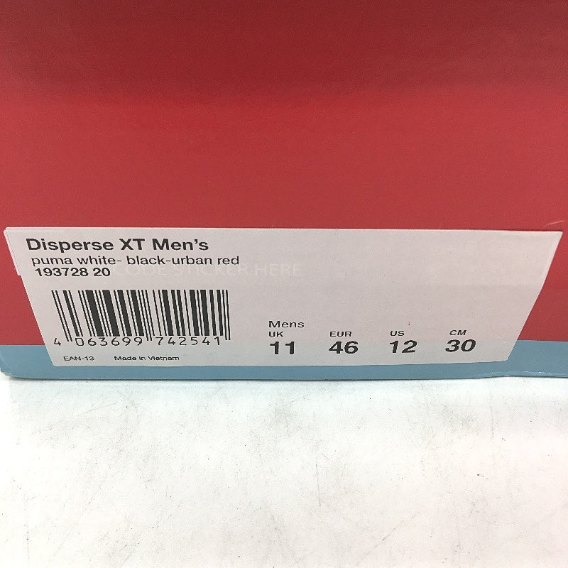 Puma Disperse XT Soft Foam White Casual Mesh Sneaker Mens Size US 12 EU 46 NEW
