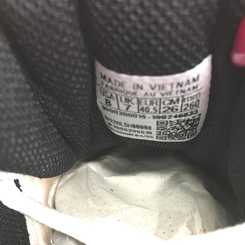 Reebok Press White Fabric Basketball Sneakers Unisex US M 8 W 9.5 EU 40.5 NEW