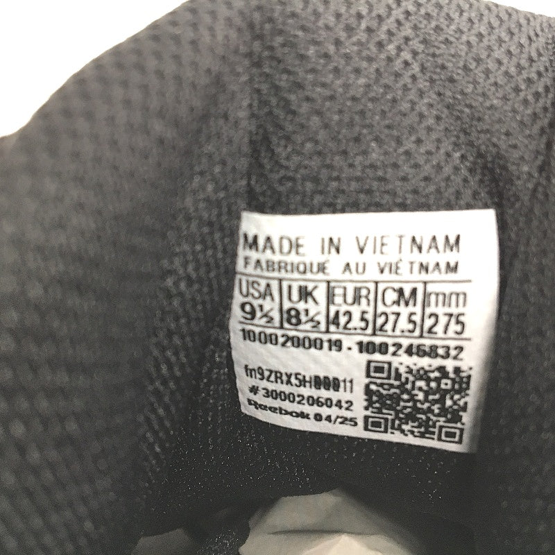 Reebok Press White Fabric Basketball Sneakers Unisex US M12.5 W14 EU 46 NEW