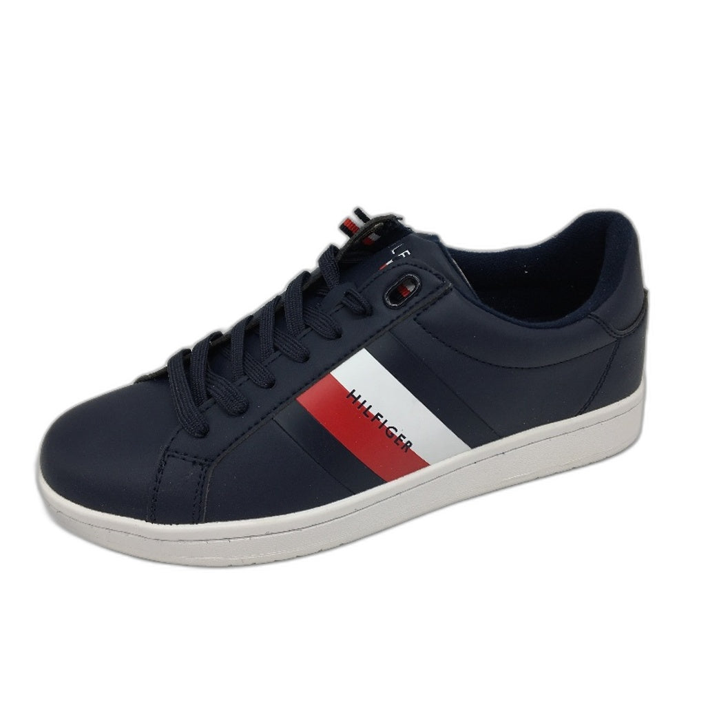 Tommy Hilfiger Navy Blue TM Lectern Sneaker Lace Up Trainers Mens US 9 EU 42 NEW