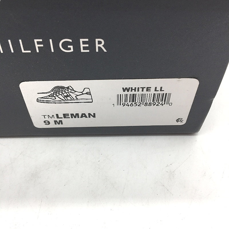 Tommy Hilfiger Navy & White TM Leman Sneaker Lace Up Trainers Mens US9 EU 42 NEW