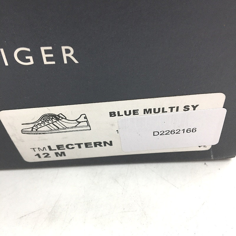 Tommy Hilfiger Navy TM Lectern Sneaker Lace Up Trainers Mens US 12 EU 45.5 NEW