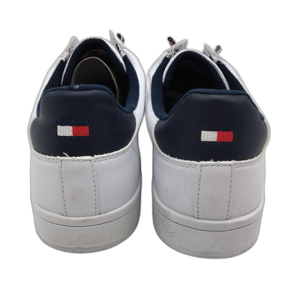 Tommy Hilfiger White TM Lectern Sneaker Lace Up Trainers Mens US 13 EU 47 NEW
