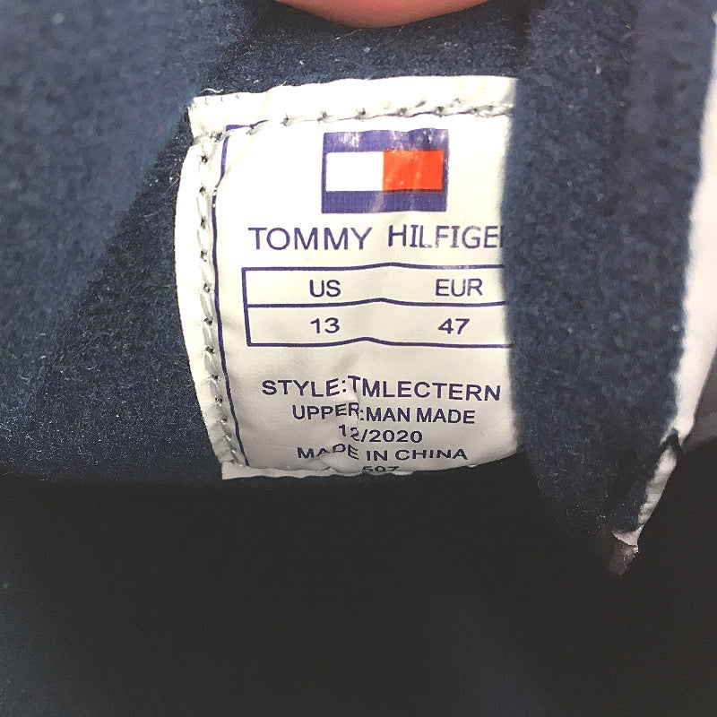 Tommy Hilfiger White TM Lectern Sneaker Lace Up Trainers Mens US 13 EU 47 NEW