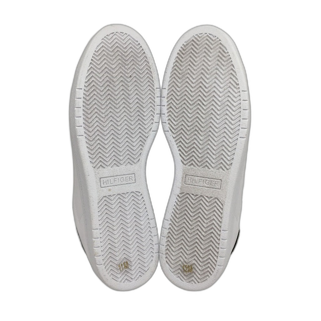 Tommy Hilfiger White TM Ledon Sneaker Lace Up Trainers Mens US 12 EU 45.5 NEW