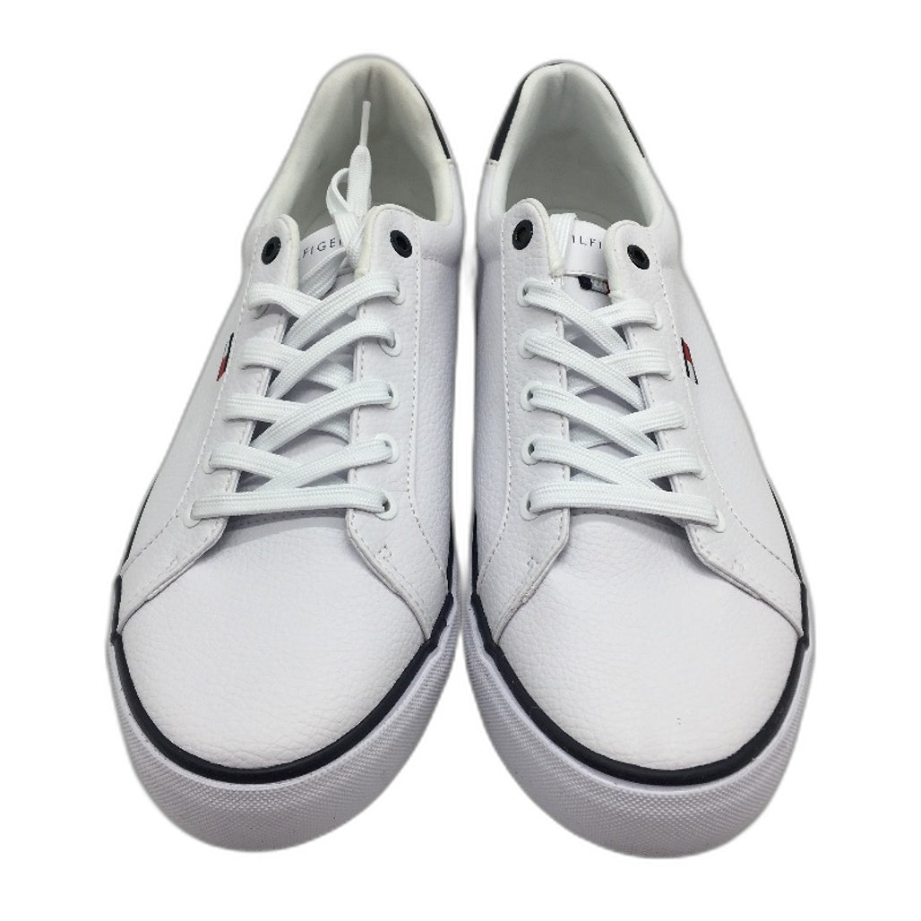 Tommy Hilfiger White TM Randal Sneaker Lace Up Trainers Mens US 12 EU 45.5 NEW