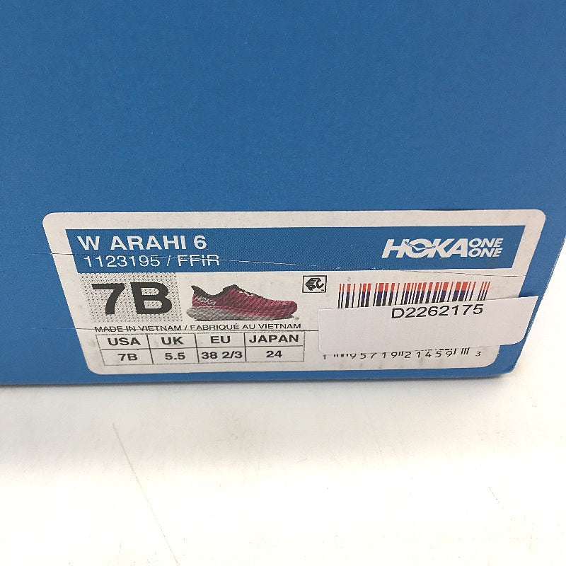 Hoka One One Arahi 6 Magenta Pink Sneakers Ladies Size US 7B EU 38 NEW