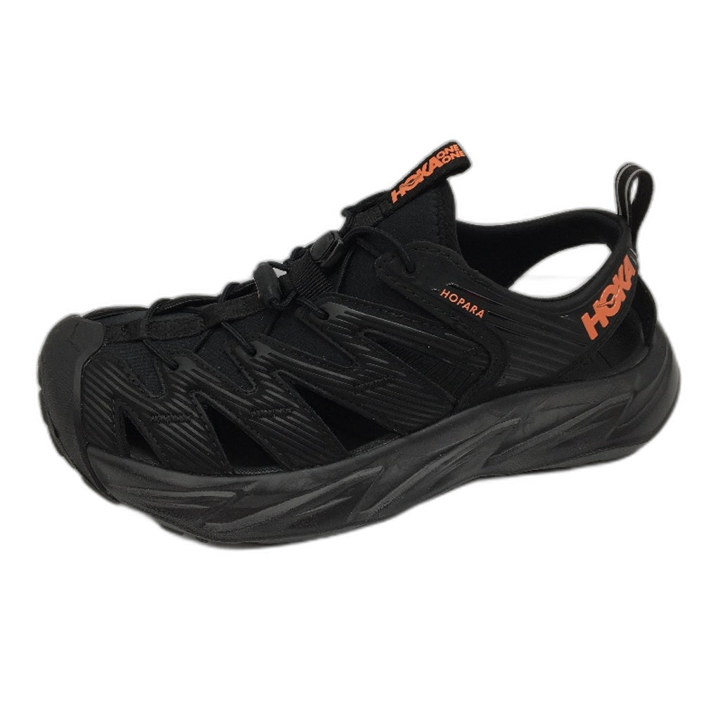 Hoka One One Hopara Black Adventure Sandals Ladies Size US 8 EU 40 NEW