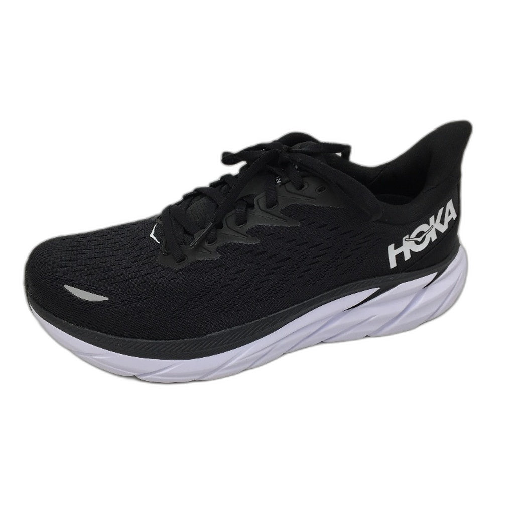 Hoka One One Black Clifton 8 Sneakers Ladies Size WIDE FIT US 10.5D EU 43 NEW