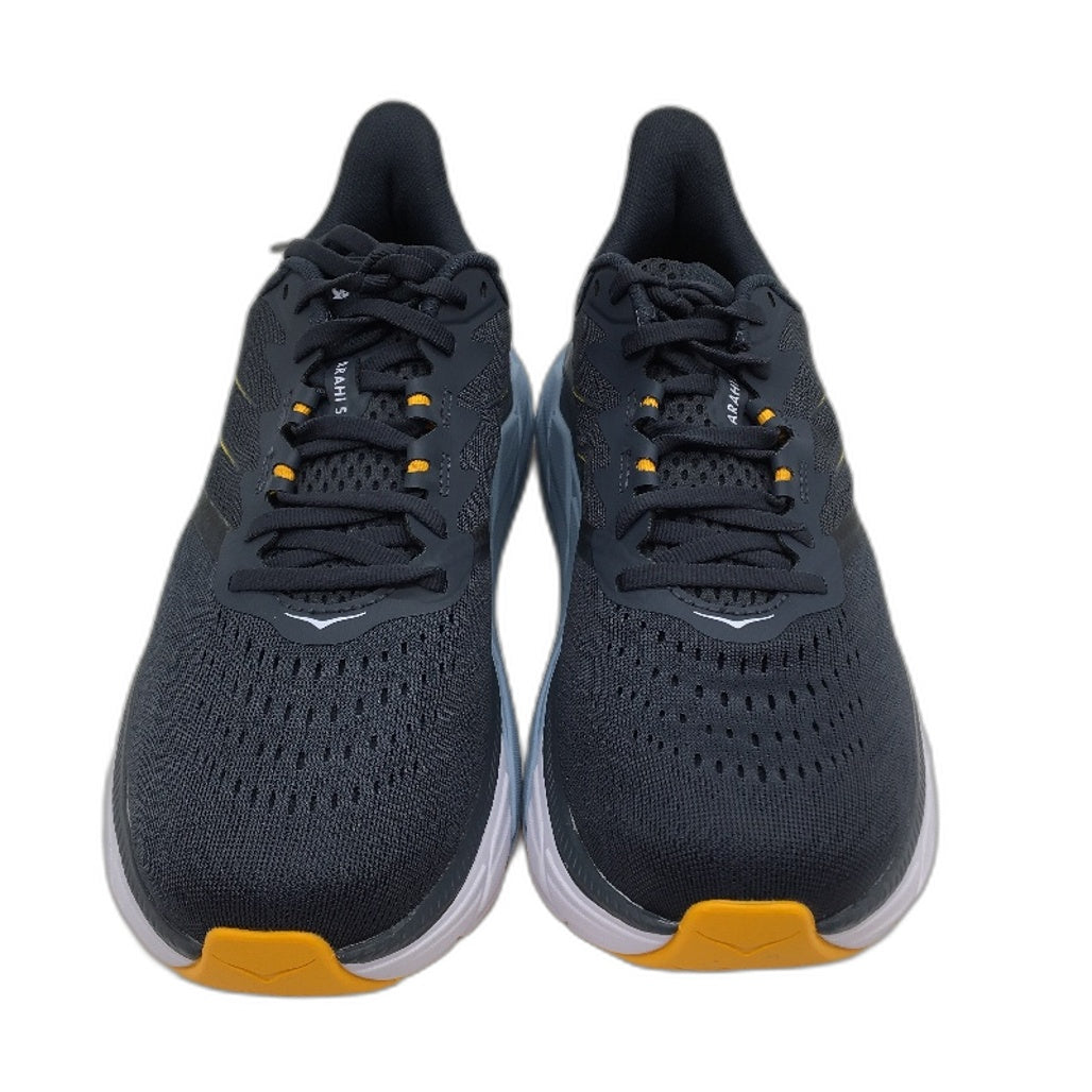 Hoka One One Arahi 5 Mesh Navy Blue & Grey Sneakers Mens Size US 8D EU 41 NEW