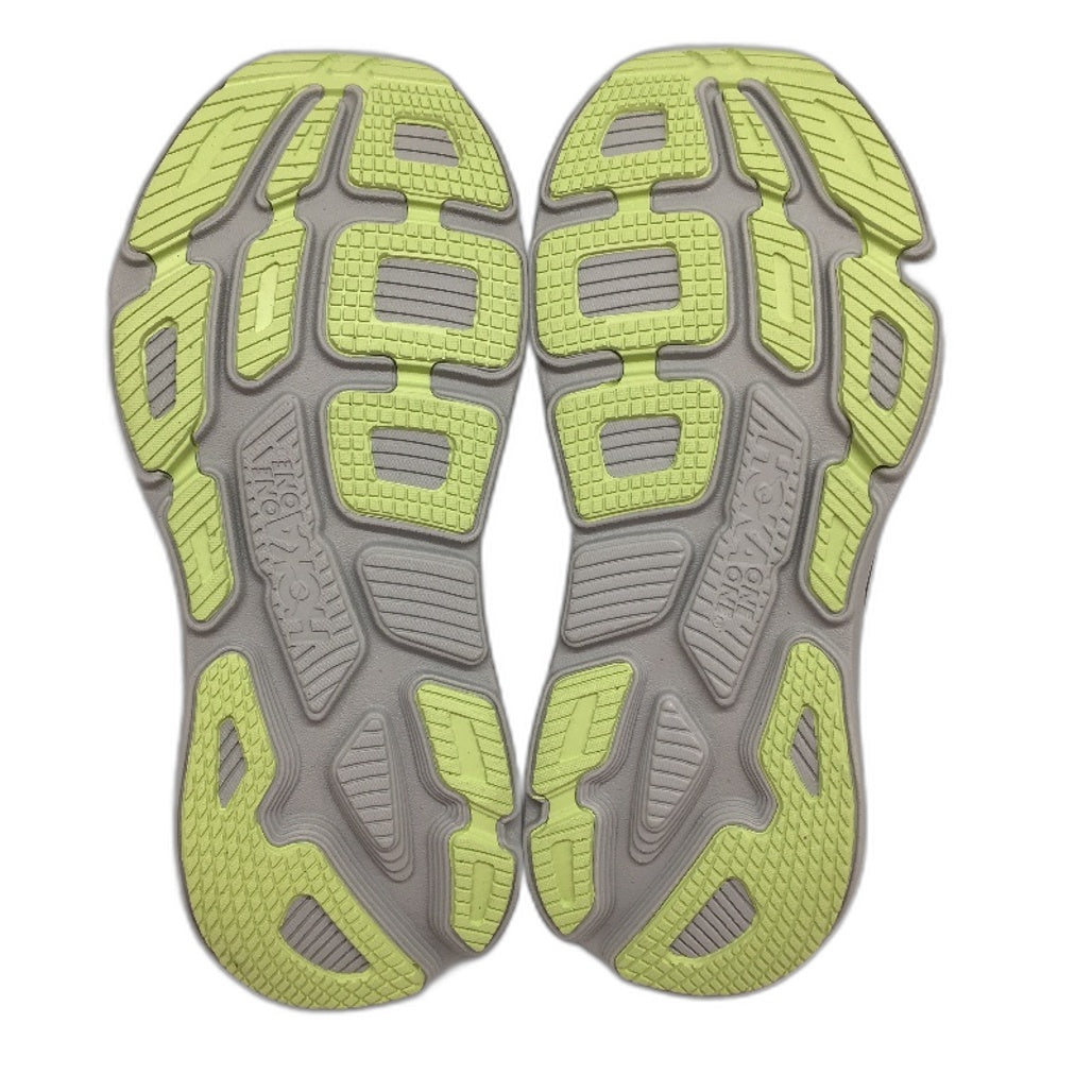 Hoka Black & Green Bondi 7 Running Thick Sole Sneakers Mens Size US 9.5 EU43 NEW