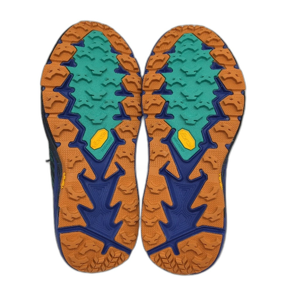 Hoka Vibram Megagrip Blue & Teal Speedgoat 4 Sneakers Mens Size US 9.5 EU43 NEW