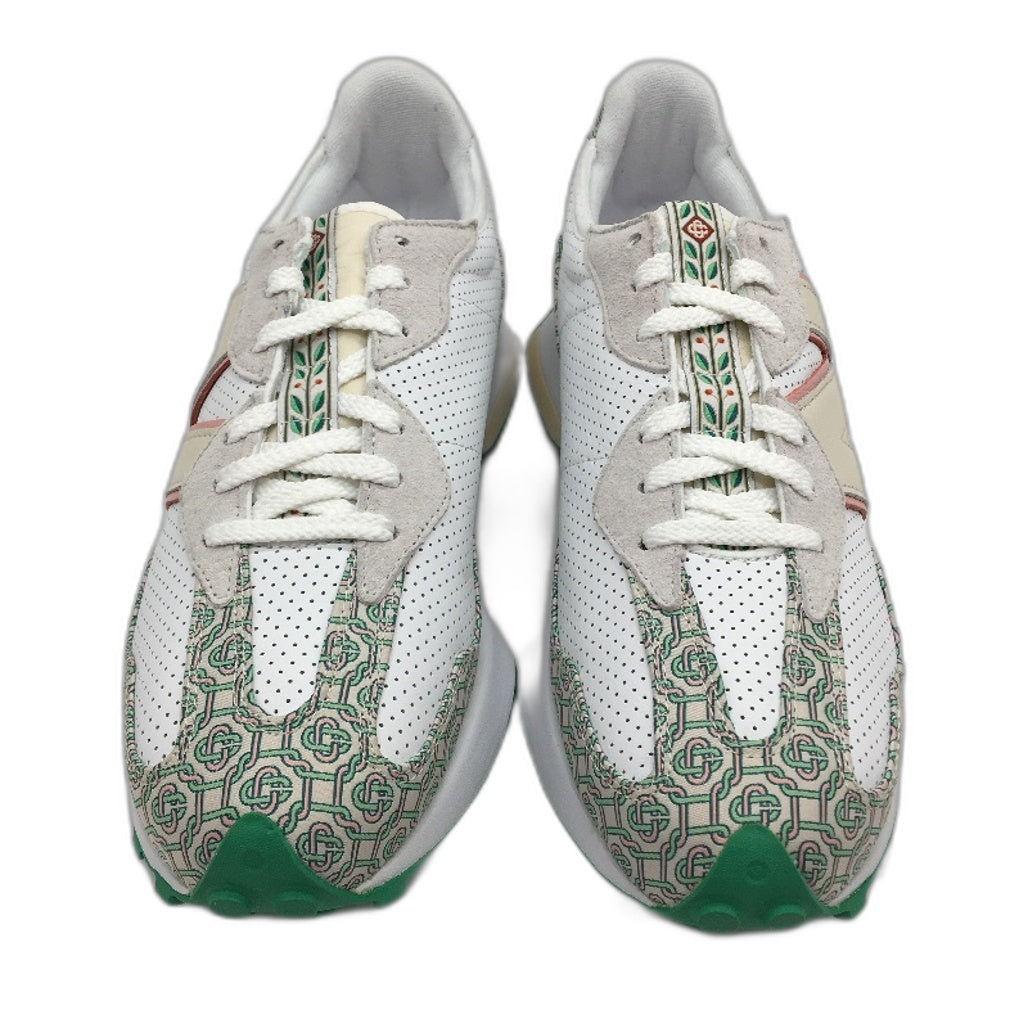 New Balance Retro Style White & Green Lifestyle Sneakers Mens Size US11 EU45 NEW