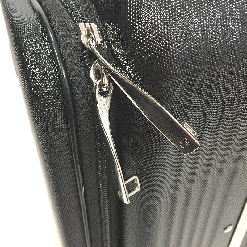 Hanke Black Carry On Luggage Open Top 20" TSA Lockable Hardshell Suitcase NEW