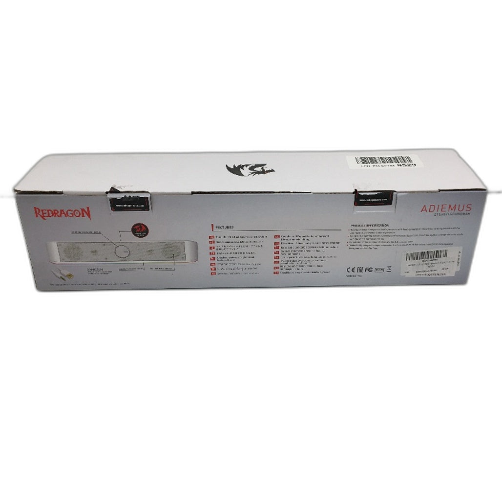 Redragon GS560 Adiemus RGB Dynamic Light Desktop Soundbar Computer Speaker NEW