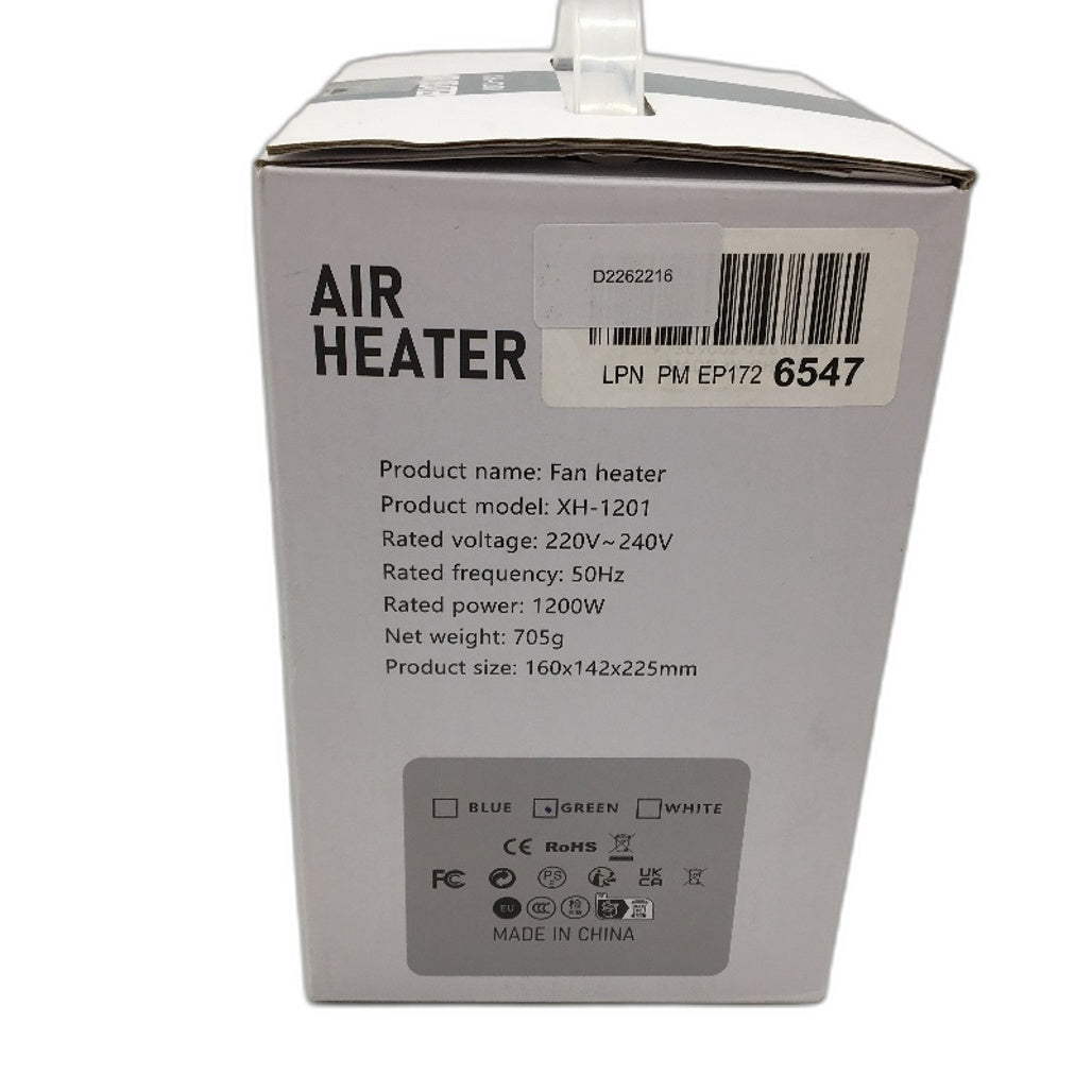 Portable Ceramic Fan Heater 1200W Fast Heating 2 Speed Overheat Protection NEW