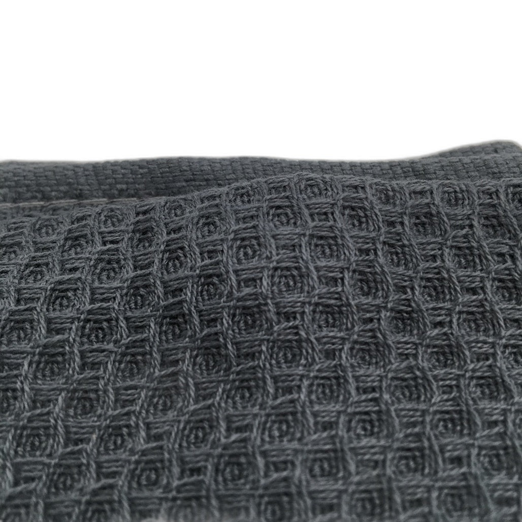 Soft Waffle All Season Breathable Bed Blanket 100% Cotton Grey 150x200CM NEW