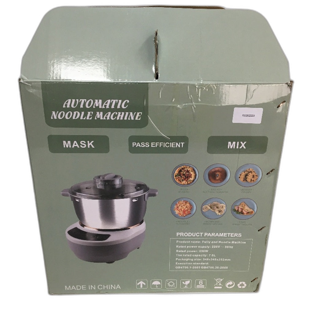 Stainless Steel 7L Automatic Noodle Machine Dough Maker Mixer Ferment Timer NEW