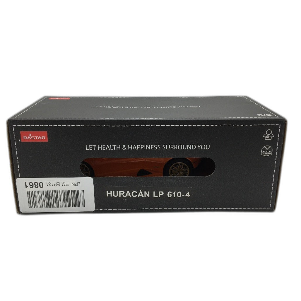 RASTAR 1:24 Scale Orange Lamborghini Huracan Remote Control RC Car Toy Age6+ NEW