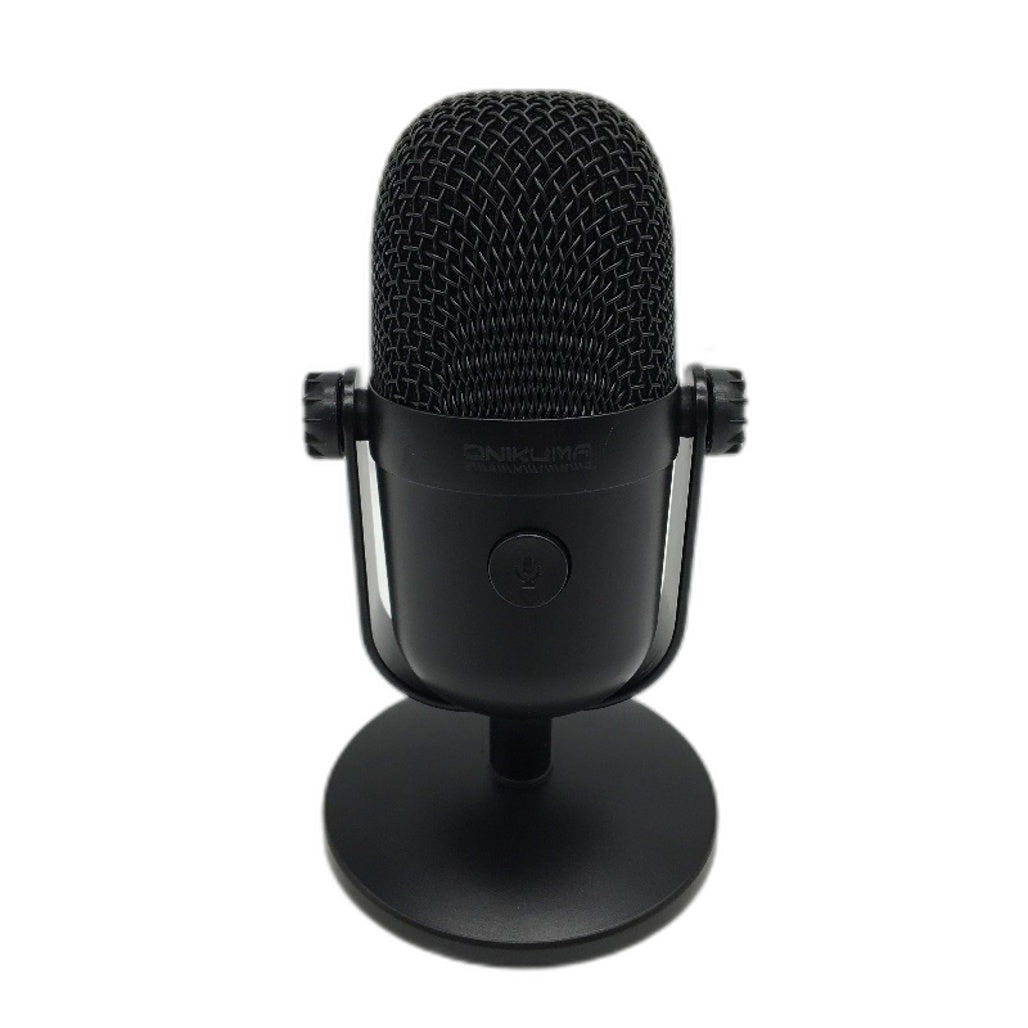 ONIKUMA USB Condenser Microphone Gaming Streaming Mic With Mute Button NEW