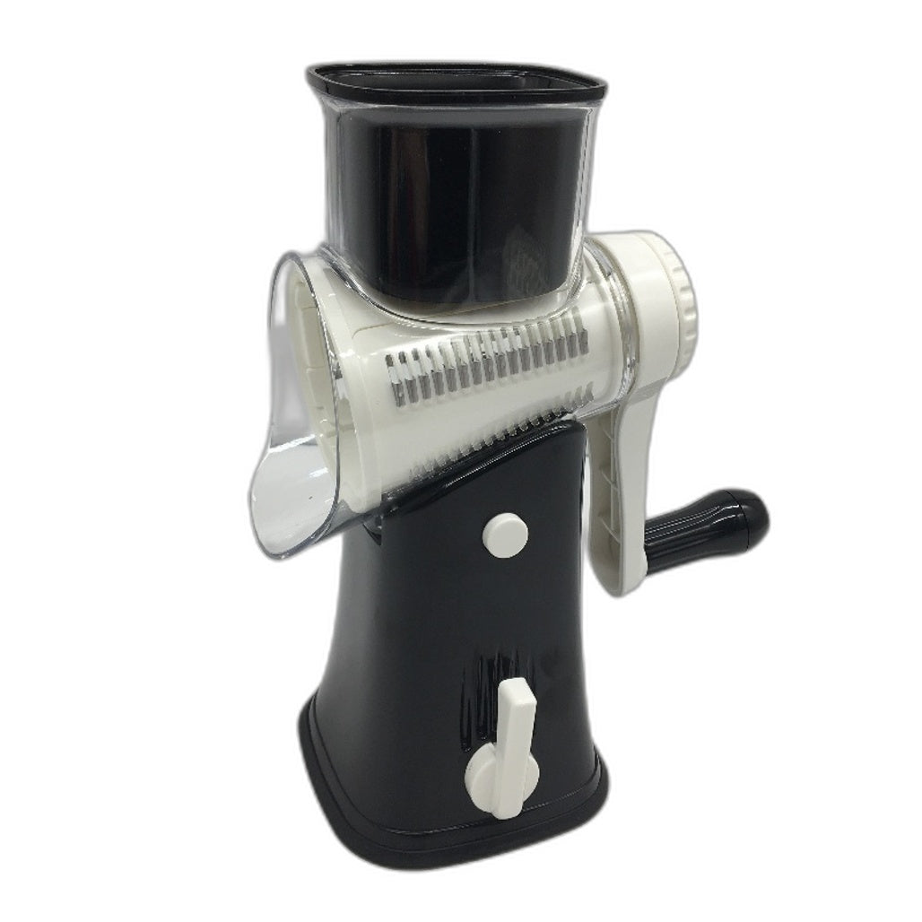 Rotary Cheese Grater Vegetable Shredder Chopper Tumbling Box w/ Suction Base NEW