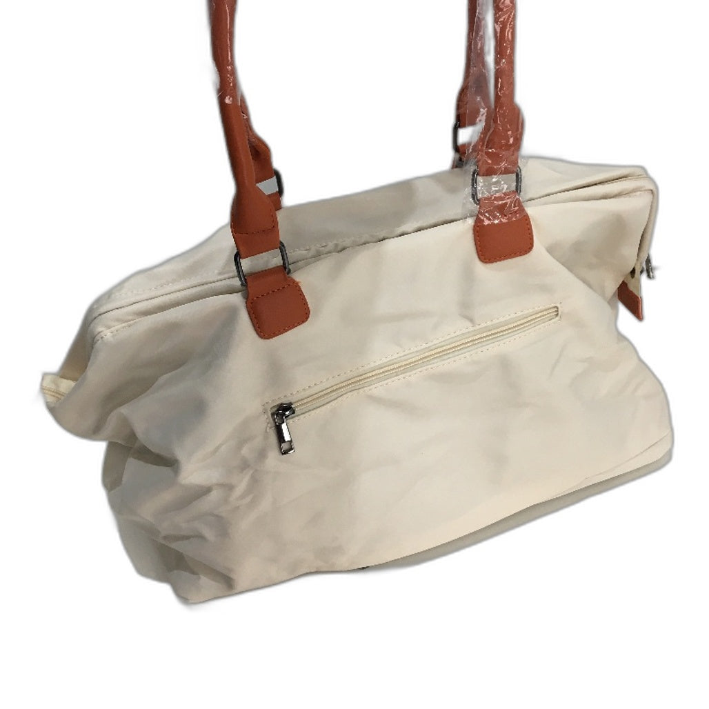 Mummy Diaper Bag With Pouches Pad & Adjustable Straps Large Capacity Beige NEW