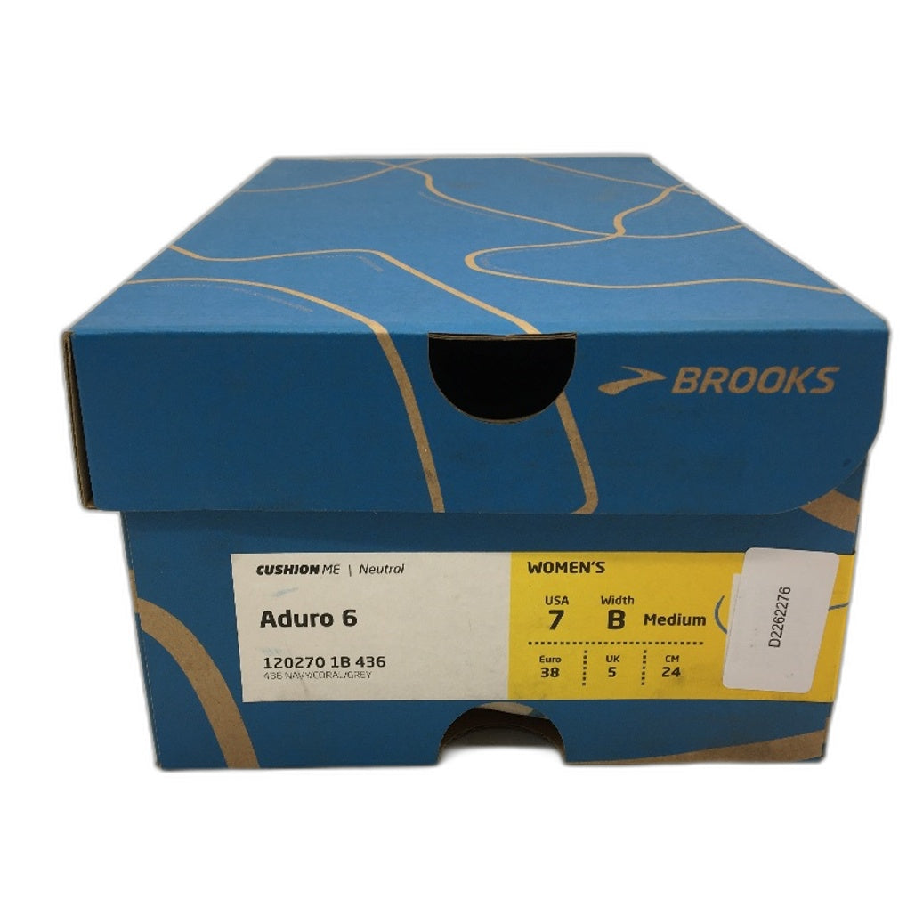 Brooks Aduro 6 Navy Blue Lightweight Running Sneakers Ladies US 7B EU 38 NEW