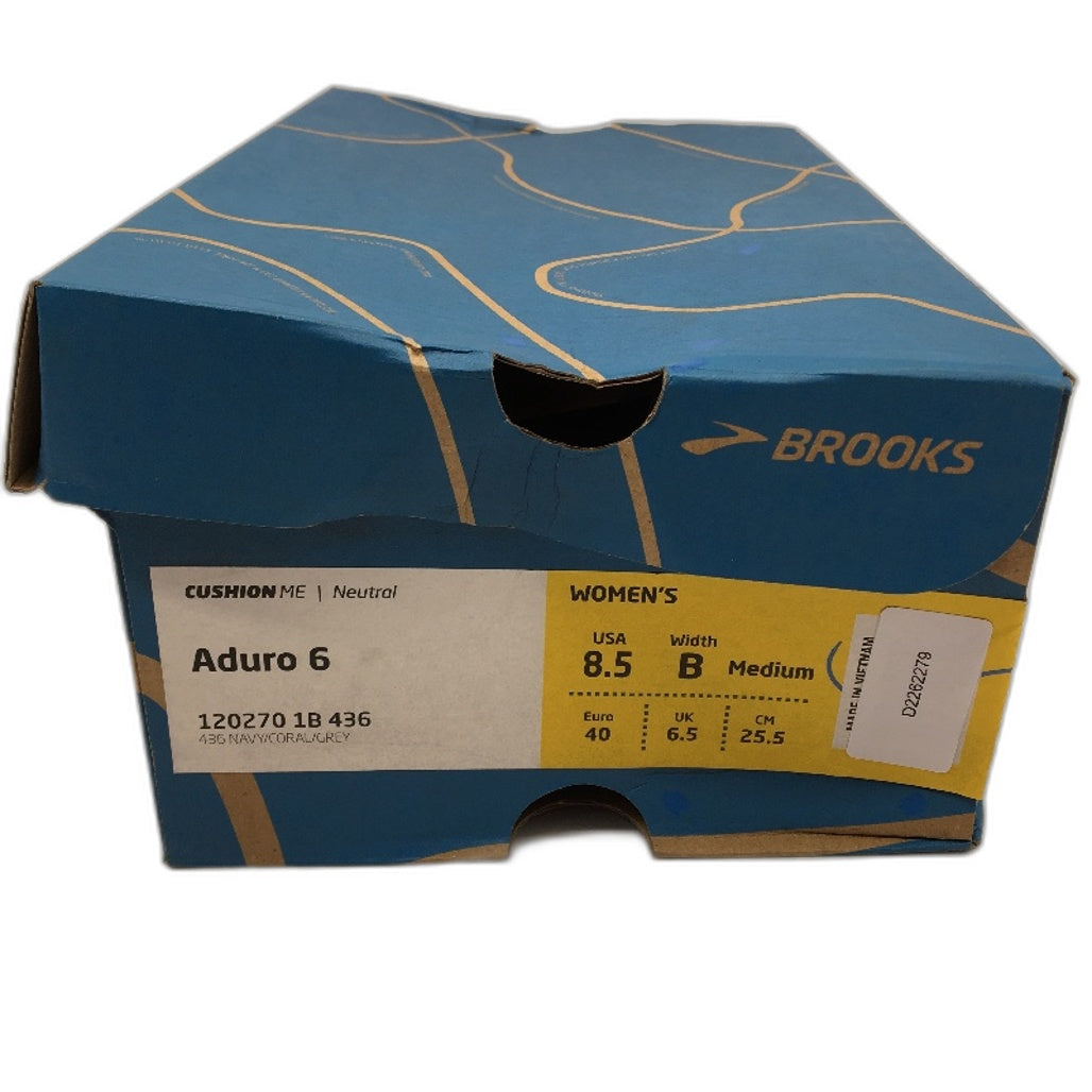 Brooks Aduro 6 Navy Blue Lightweight Running Sneakers Ladies US 8.5B EU 40 NEW