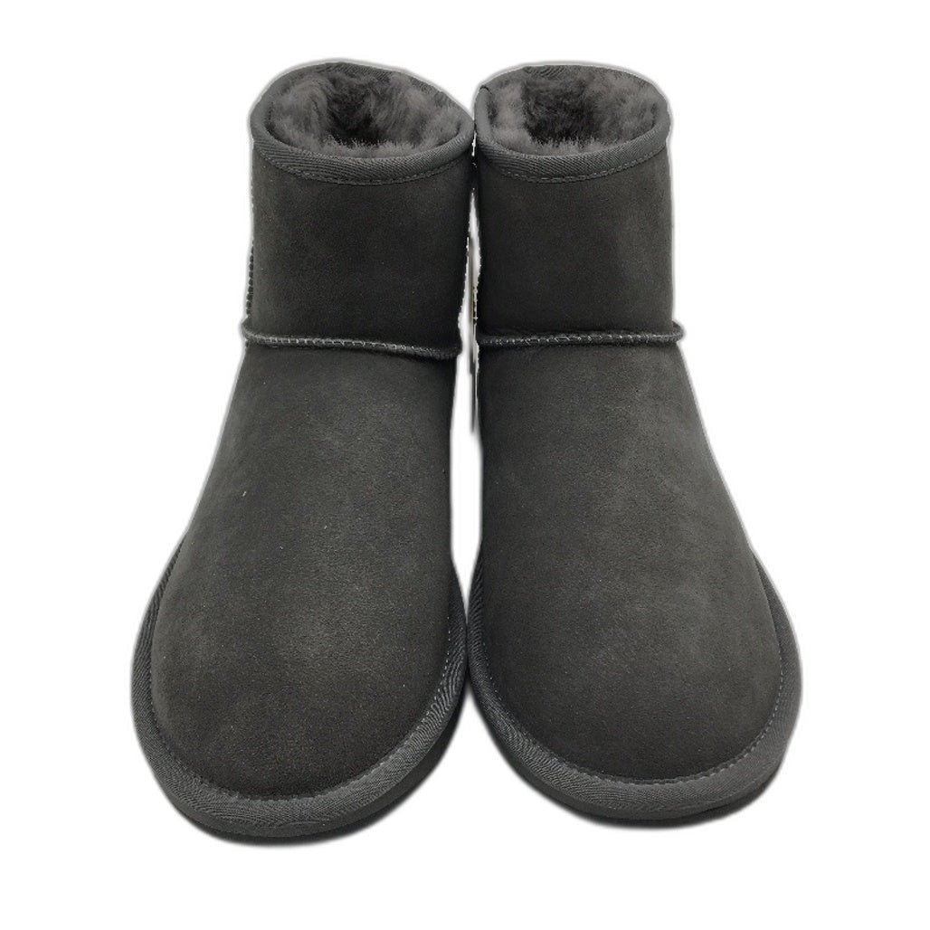 UGG Boots Australian Sheepskin Grey Mini Classic Boots Unisex EU43 M10 L12 NEW