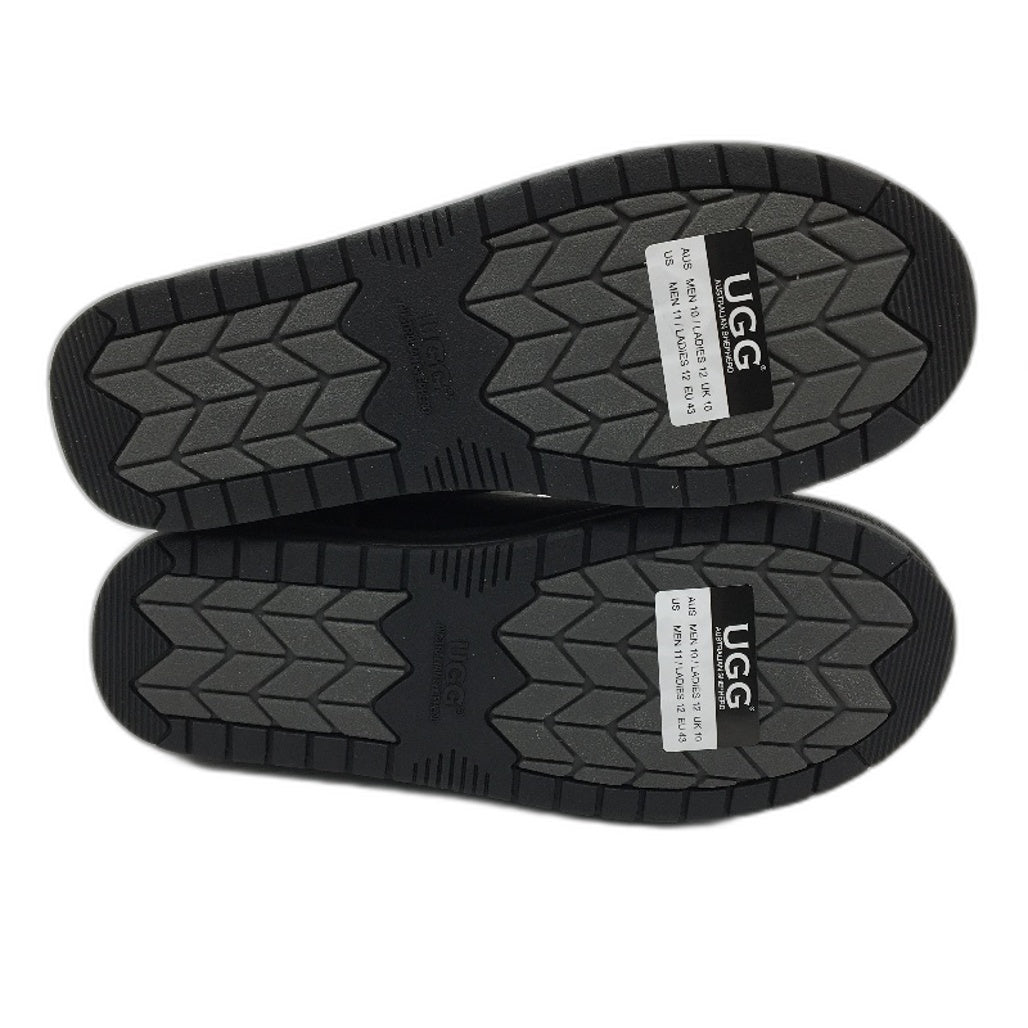 UGG Boots Australian Sheepskin Grey Mini Classic Boots Unisex EU43 M10 L12 NEW