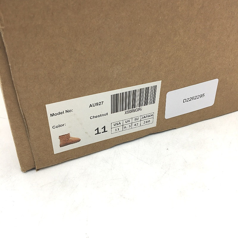 UGG 1978AUS Australian Sheepskin Tan Mini Classic Boots Unisex EU44 M11 L13 NEW