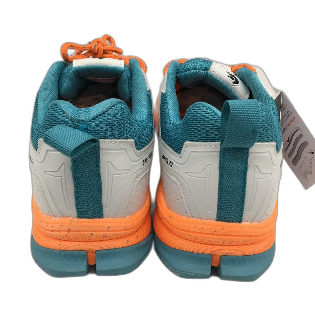 DSC Fearless Jaffa 22 White Teal Orange Cricket Sports Shoes Mens UK 10 US11 NEW