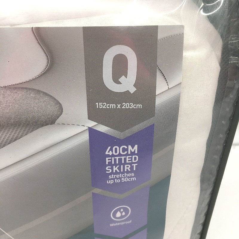 Tontine Comfortech Quilted Waterproof Anti-Bacterial Mattress Protector Queen