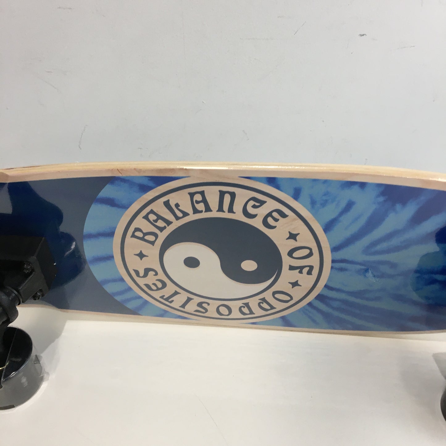 Rival Balance Of Opposites 30 Inch Natural Maple Timber Surf Blue Skateboard NEW