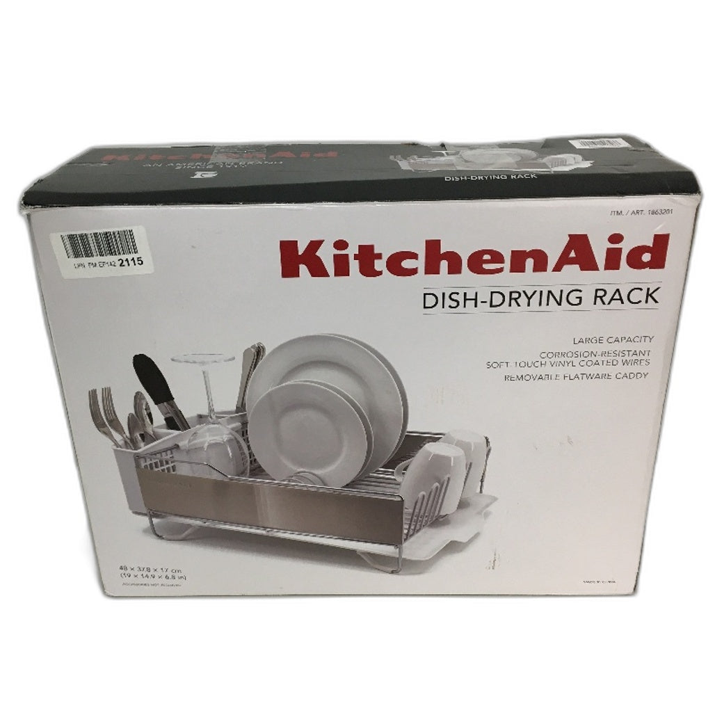 KitchenAid Dish Drying Rack Large Capacity Corrosion Resistant NEW