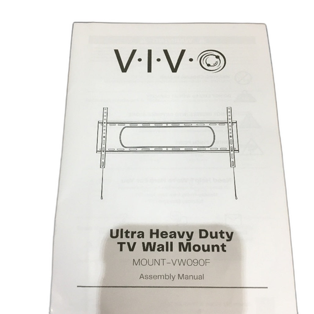 VIVO Ultra Heavy Duty Tv Wall Mount 43 to 90 Inch Screens VW090F NEW