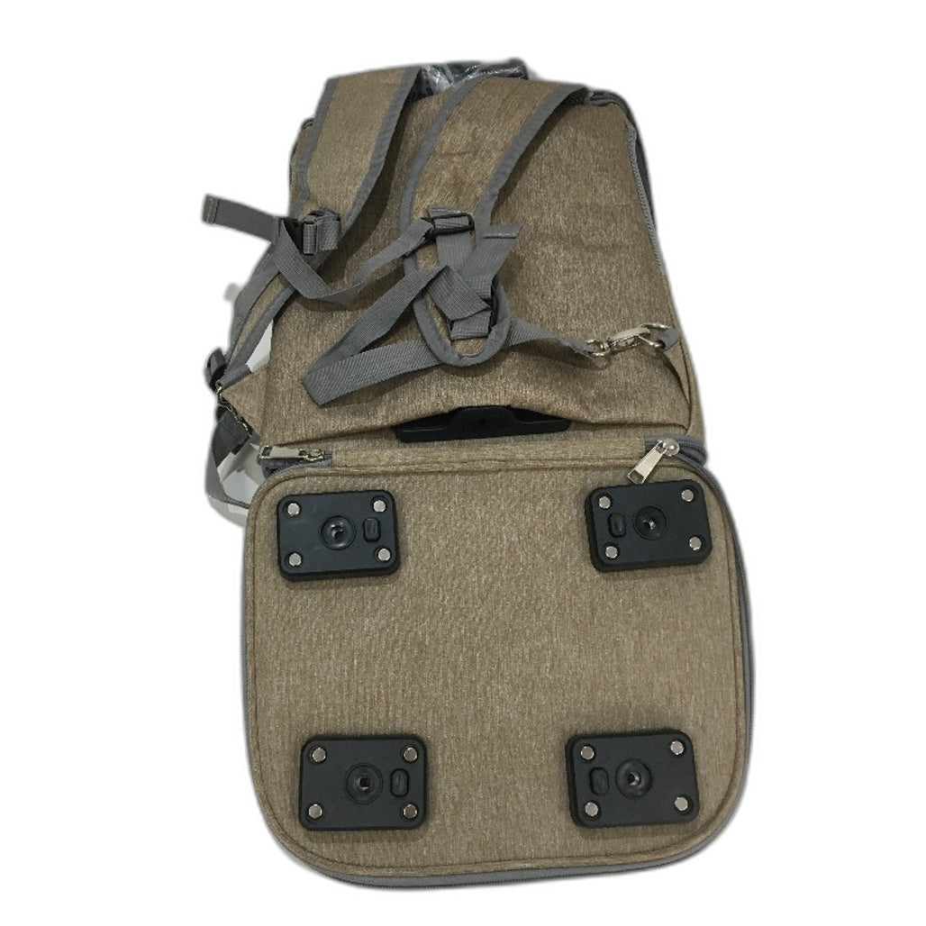 J&C Rolling Pet Carrier Travel Carry Backpack Telescopic Handle NEW