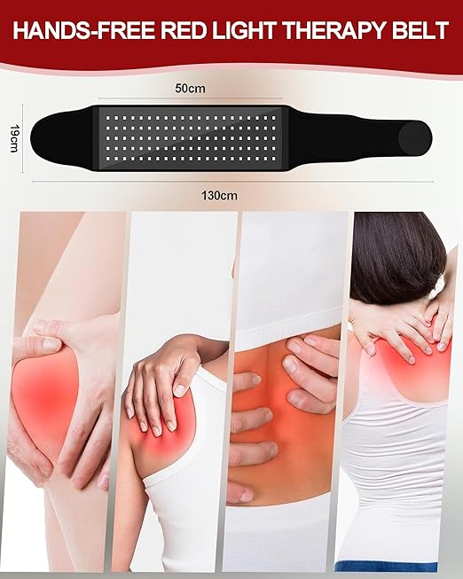Red LED Light Therapy Wrap Belt For Body Skincare & Beauty Slimming NEW
