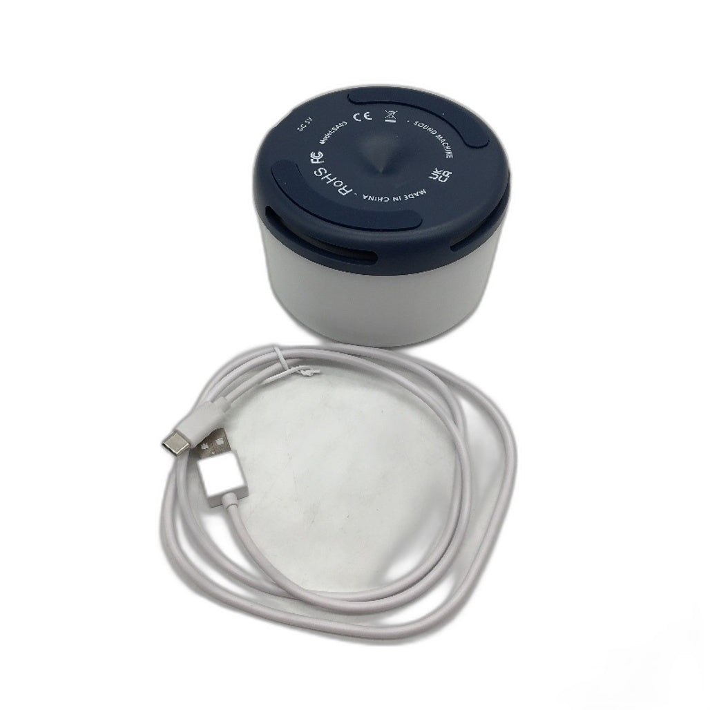 White Noise Sound Machine Night Light Baby Adult Portable Design NEW