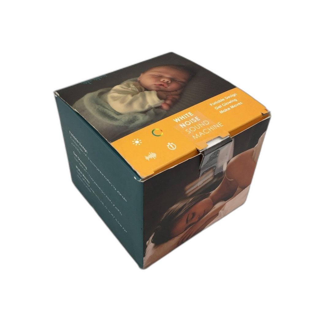 White Noise Sound Machine Night Light Baby Adult Portable Design NEW