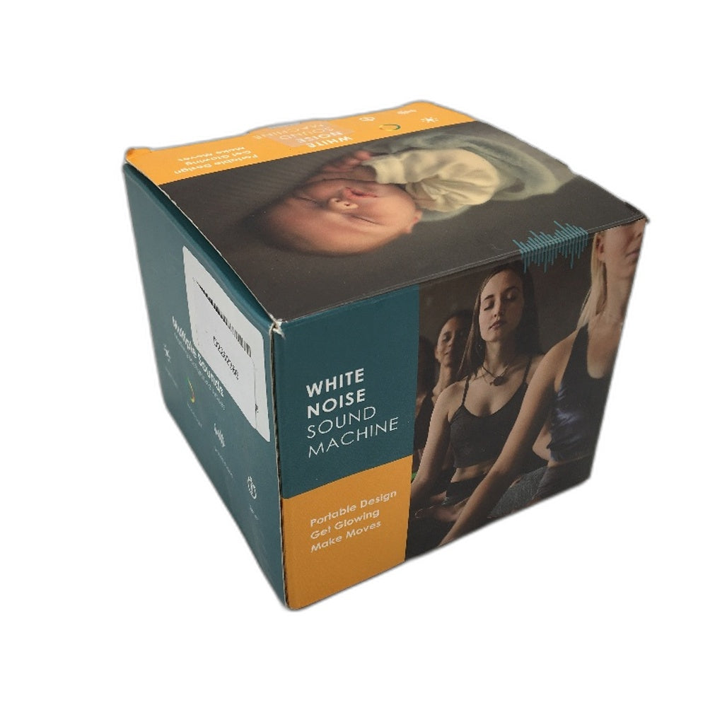 White Noise Sound Machine Night Light Baby Adult Portable Design NEW