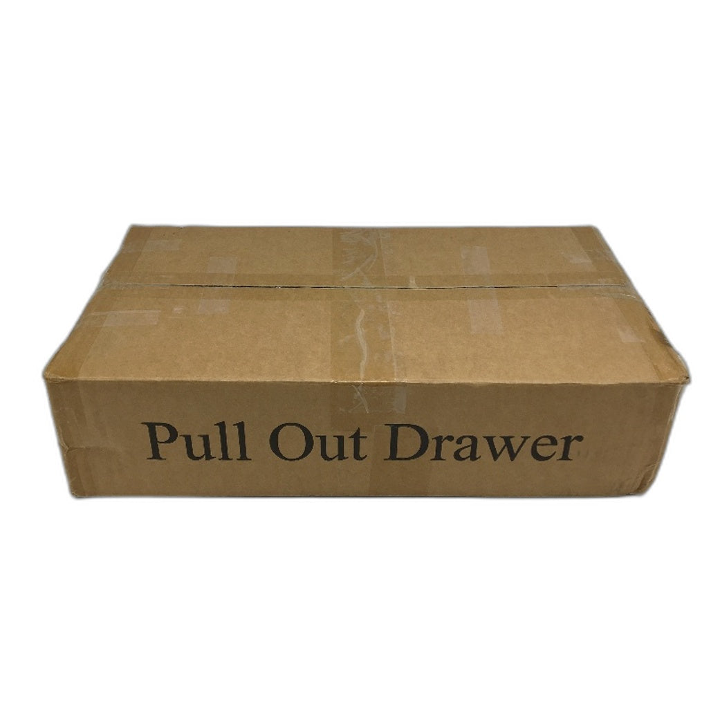 Pull Out Drawer Slide Out Shelf Cabinet Pantry Organiser Black NEW