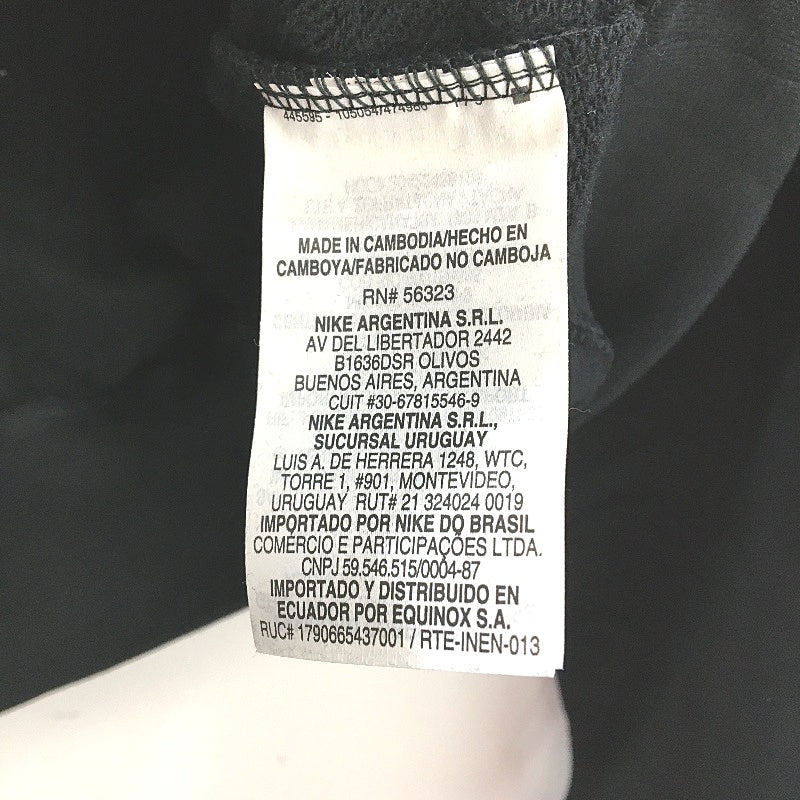 Nike NSW Heritage Crew Cropped Black White Fleece Jumper Ladies Size Medium NEW