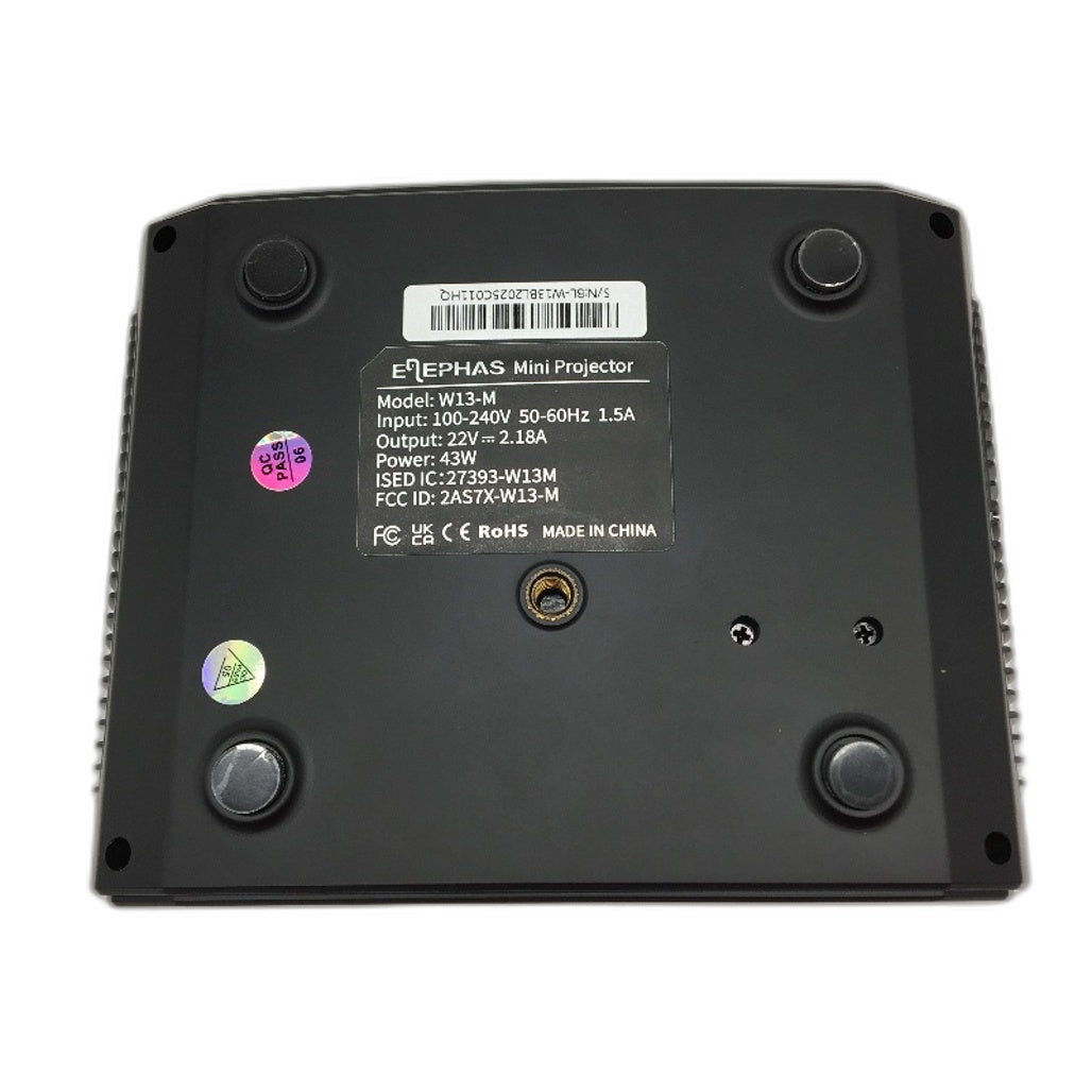 Elephas W13-M HD Portable Home Theatre Black Mini TV Projector DEMO