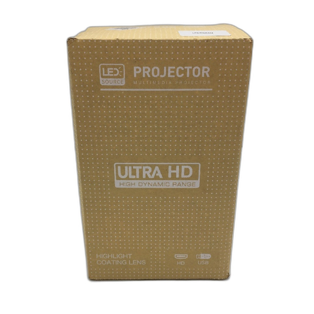 Bewinner 1080p UHD WiFi Smart Home Theater Mini Portable Projector DEMO