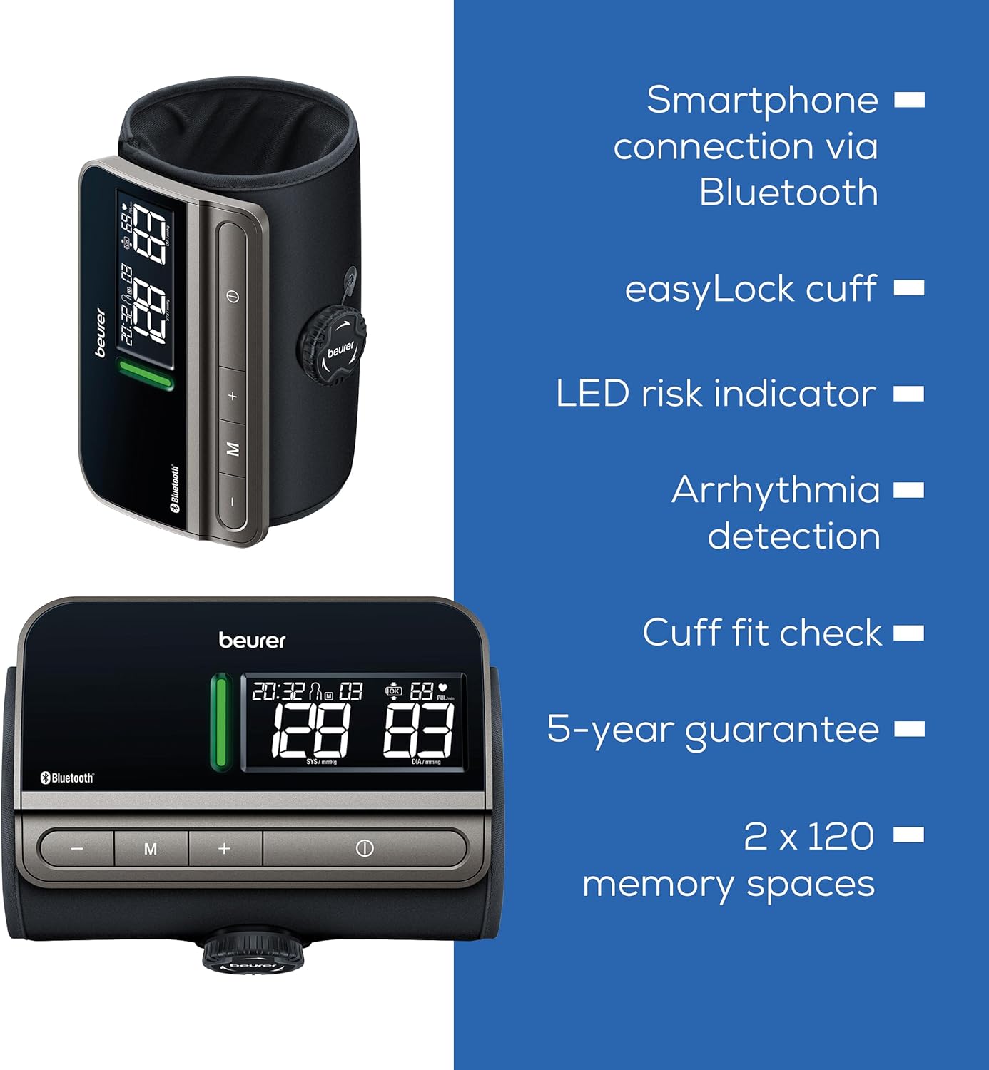 Beurer Medical BM81 easyLock All in One Premium Blood Pressure Monitor DEMO