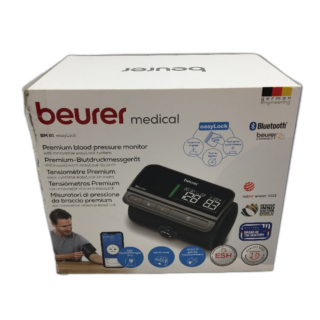 Beurer Medical BM81 easyLock All in One Premium Blood Pressure Monitor DEMO