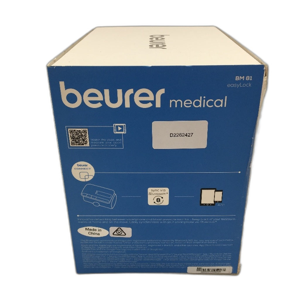 Beurer Medical BM81 easyLock All in One Premium Blood Pressure Monitor DEMO