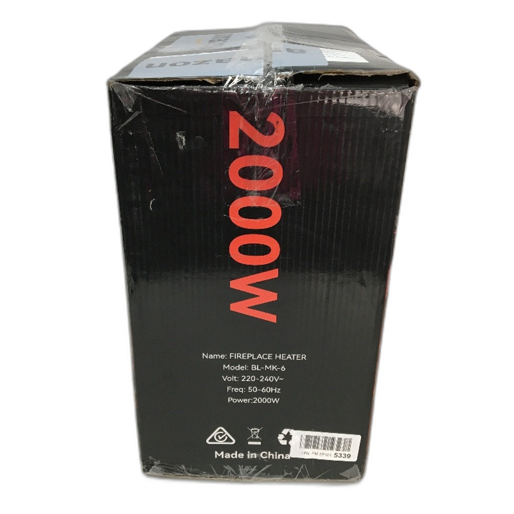 BL-MK-6 2000W Electric Fire Effect and Realistic Wood Fireplace Heater NEW