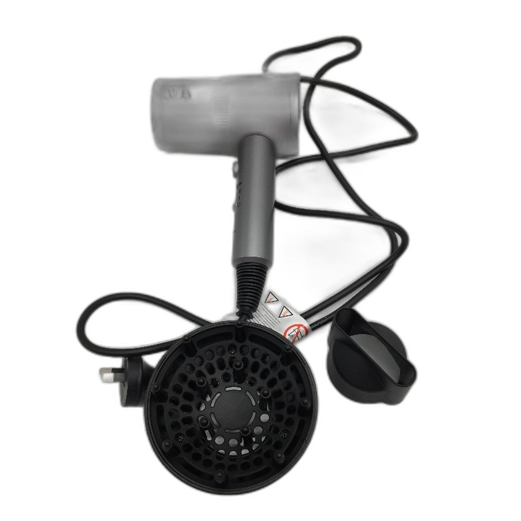 Aina 1800W Corded Electric 230V Hair Blow Dryer with Diffuser in Grey NEW